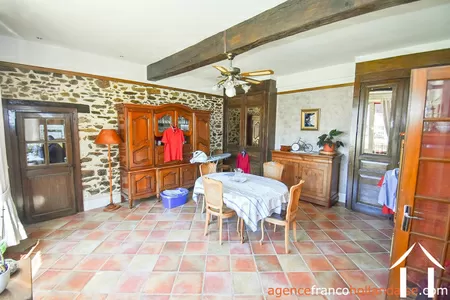 Maison de bourg à vendre la croisille sur briance, limousin, Li891 Image - 4