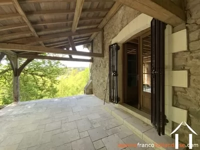 Maison avec gite à vendre cublac, limousin, Li912 Image - 3