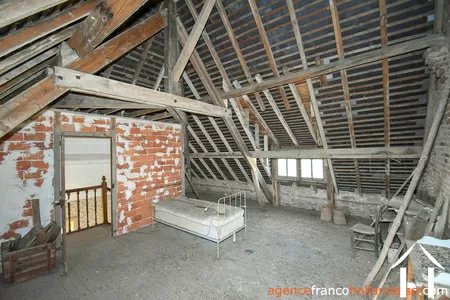 Maison de bourg à vendre surdoux, limousin, Li917 Image - 37