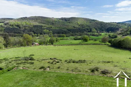 Vue sur la vallée depuis le salon