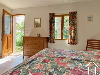 Chambre de la maison d'amis, vue 1