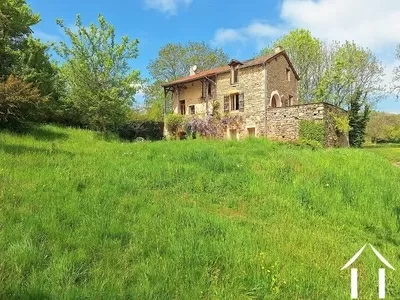 Côté sud de la maison