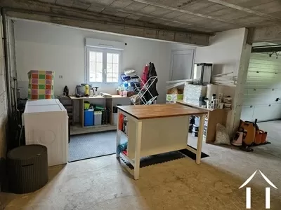 Zone de buanderie au sous-sol