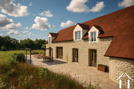 Ferme à rénover avec vue dégagée et 3,5 ha de terrain Ref # 11-2532 