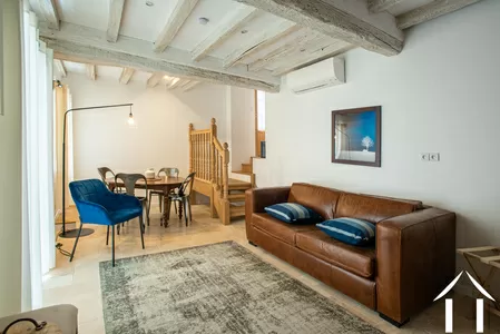 Salle de lecture de la maison d'hôtes ou 3ème chambre