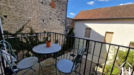 Balcon de l'appartement du dessus