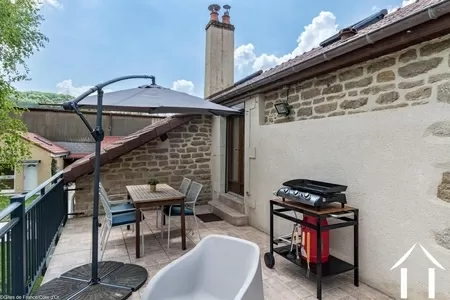 Terrasse de la maison d'hôtes