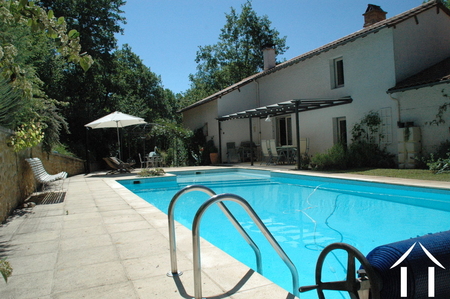 vue sur la piscine