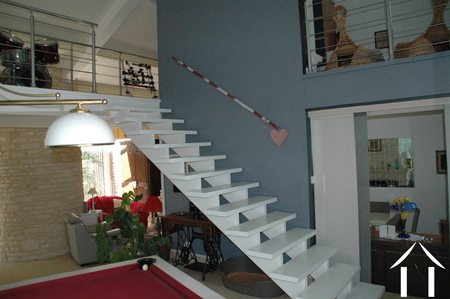 to the mezzanine