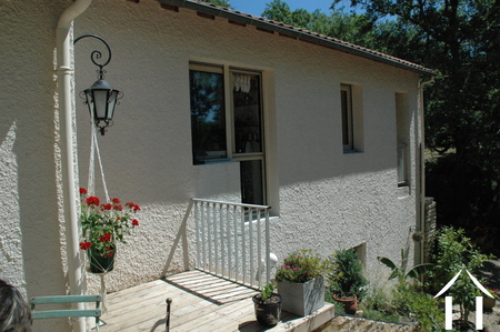 next to the entry