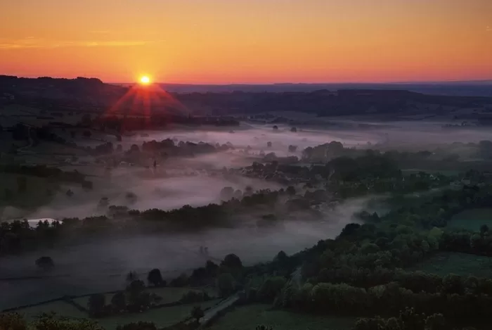 Vue depuis Vézelay, par Mike Long